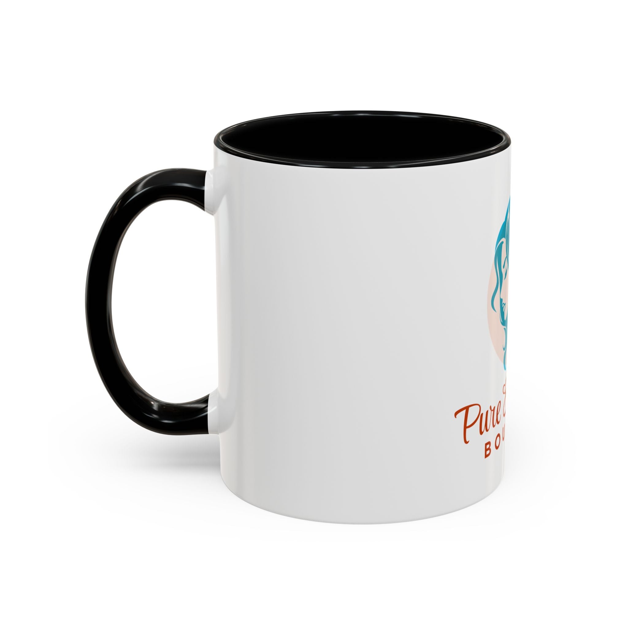 Pure Essentials Boutique Accent Coffee Mug - Branded Logo Ceramic 11/15oz