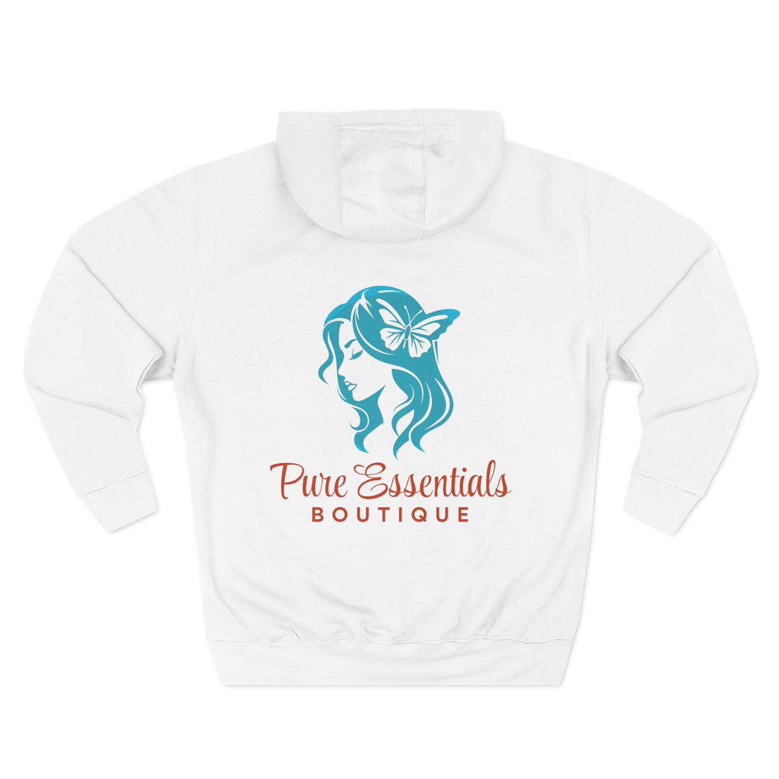 Three-Panel Fleece Hoodie