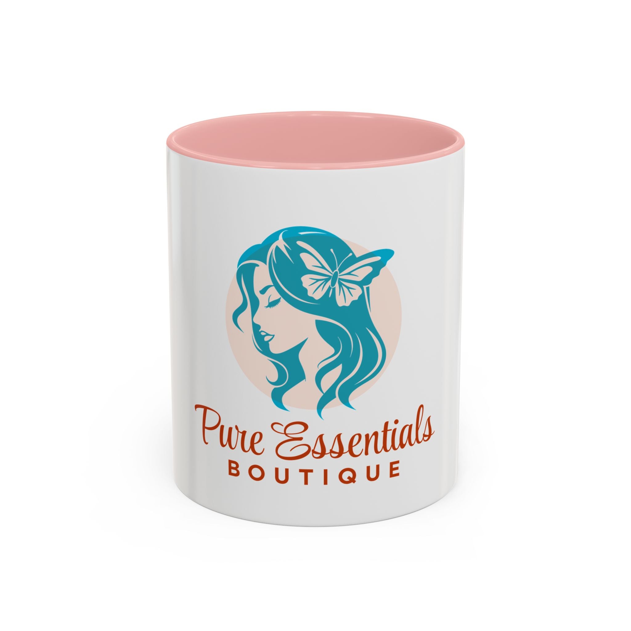 Pure Essentials Boutique Accent Coffee Mug - Branded Logo Ceramic 11/15oz