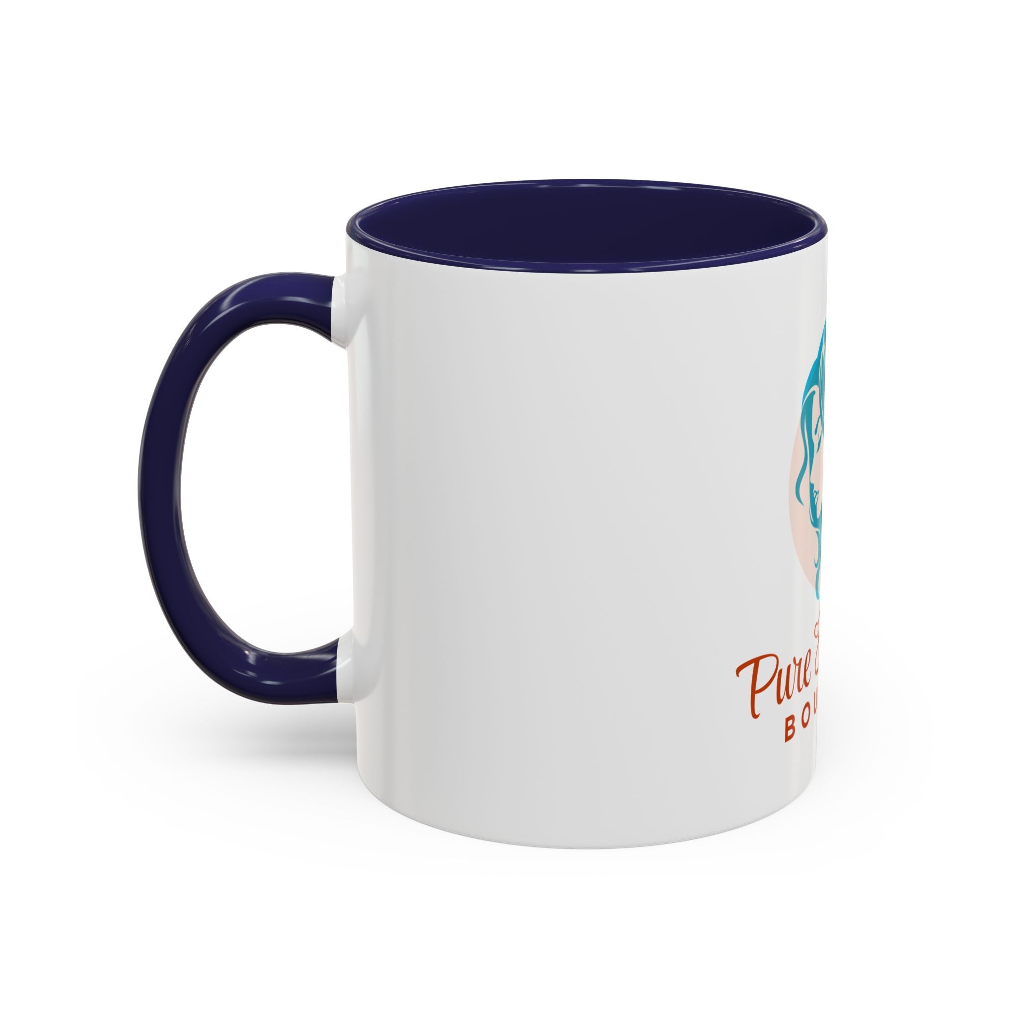 Pure Essentials Boutique Accent Coffee Mug - Branded Logo Ceramic 11/15oz