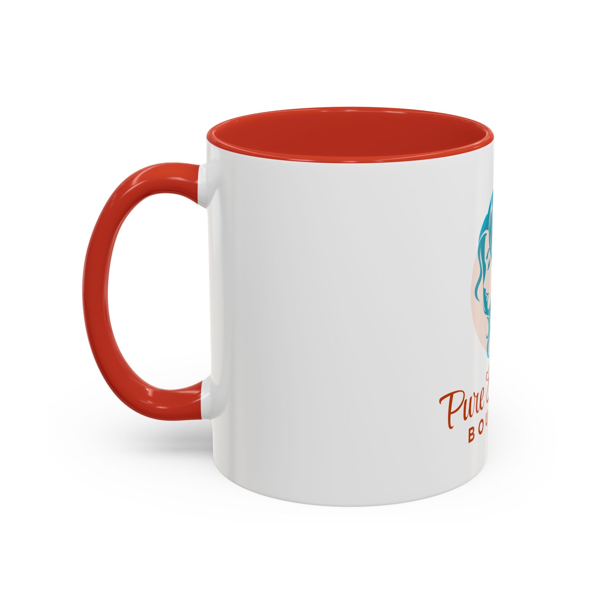 Pure Essentials Boutique Accent Coffee Mug - Branded Logo Ceramic 11/15oz