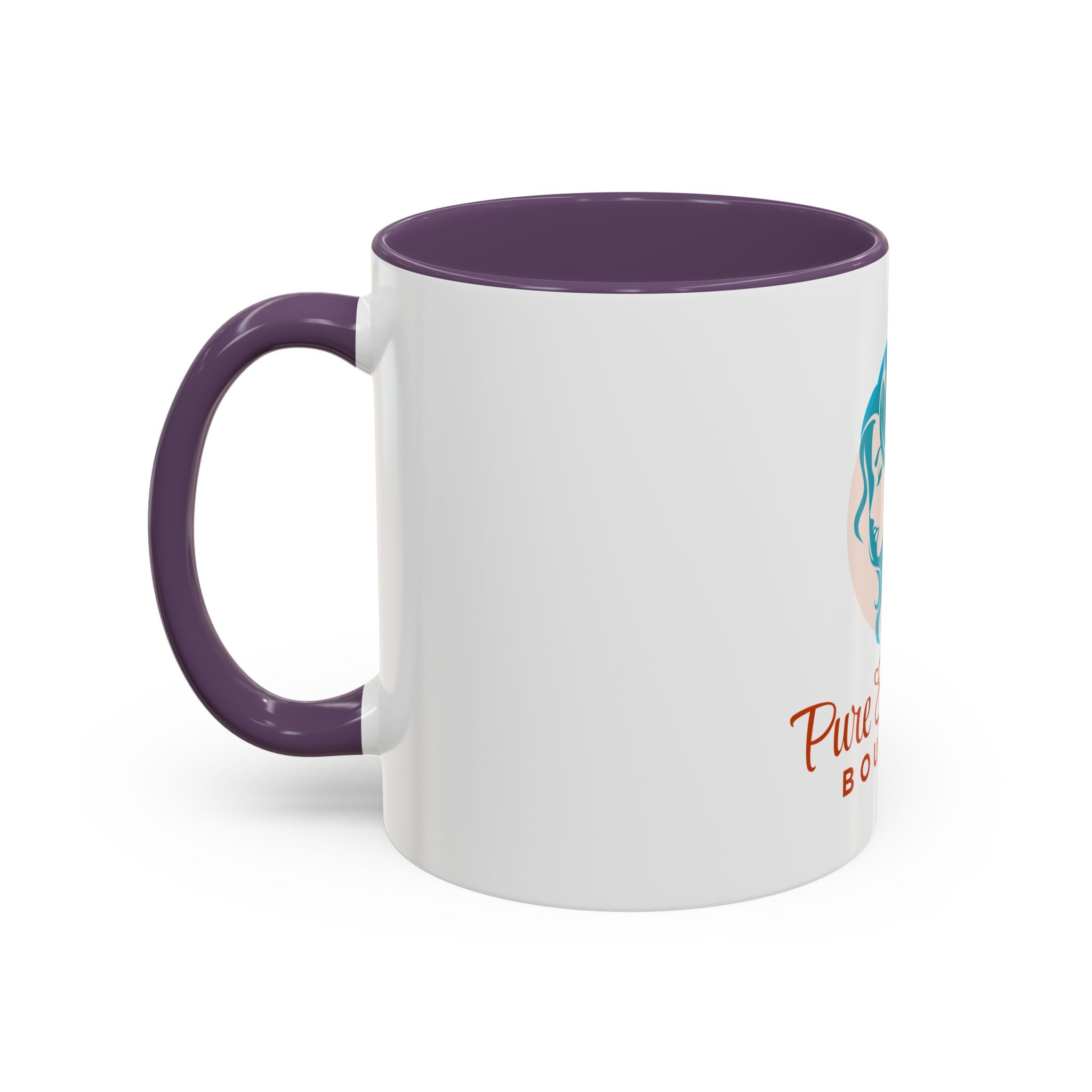 Pure Essentials Boutique Accent Coffee Mug - Branded Logo Ceramic 11/15oz