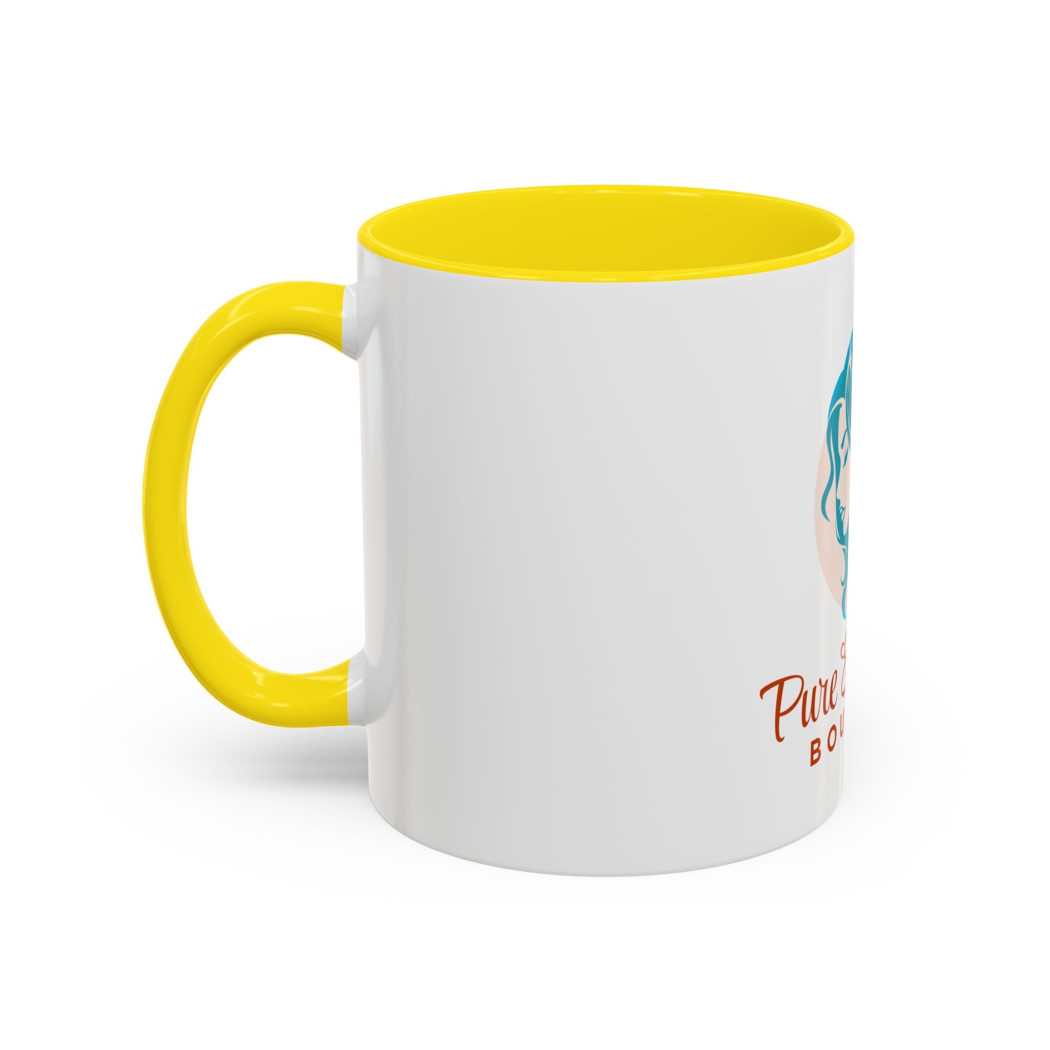 Pure Essentials Boutique Accent Coffee Mug - Branded Logo Ceramic 11/15oz