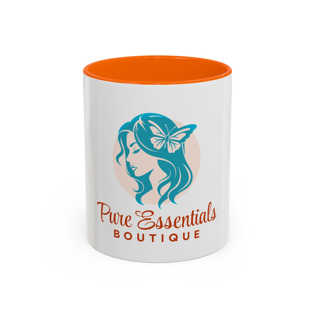 Pure Essentials Boutique Accent Coffee Mug - Branded Logo Ceramic 11/15oz