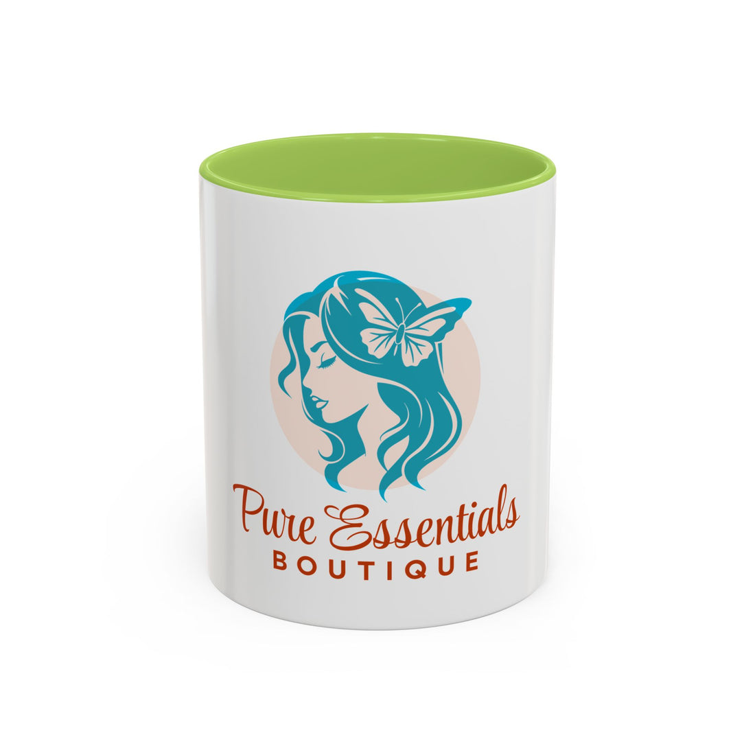 Pure Essentials Boutique Accent Coffee Mug - Branded Logo Ceramic 11/15oz