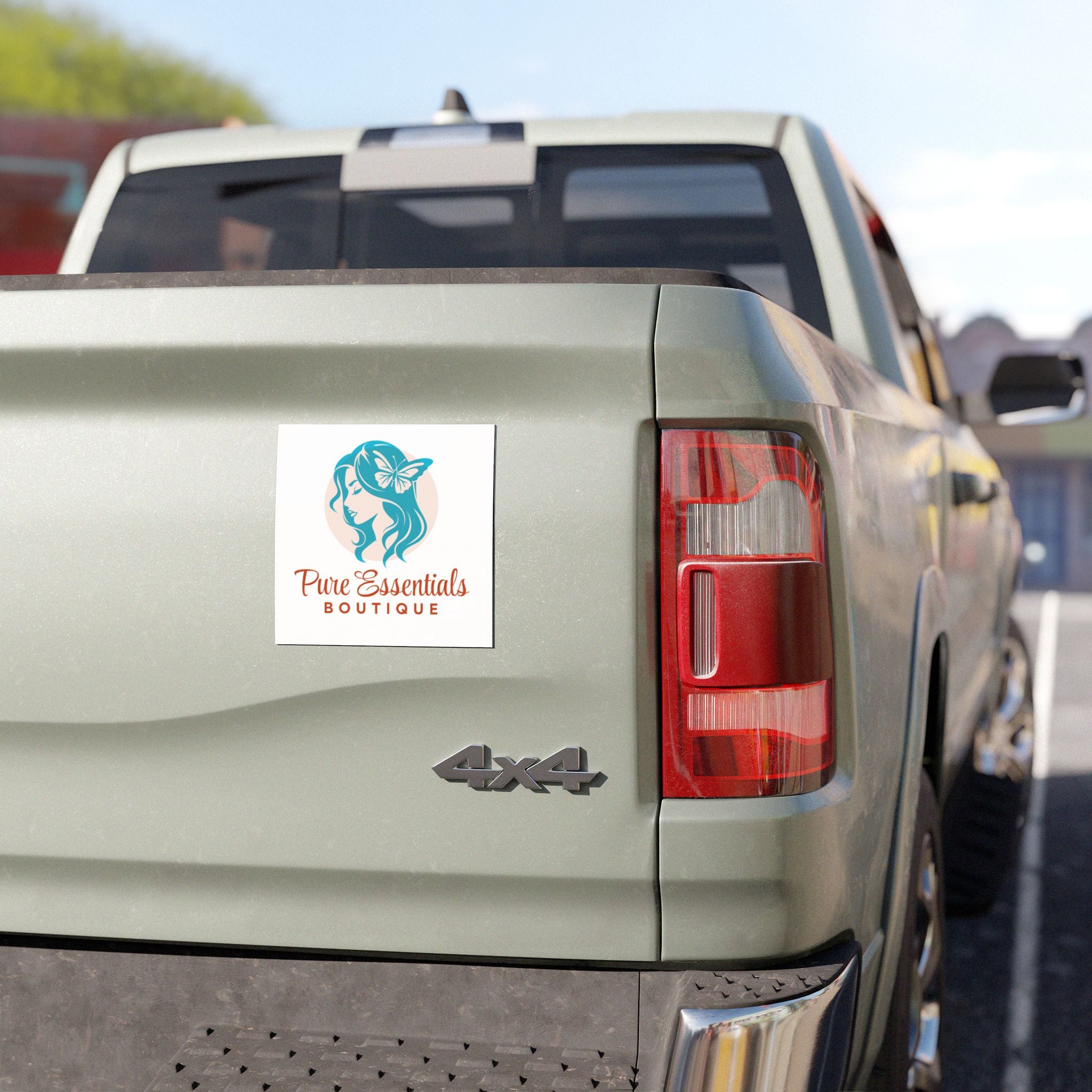 Car Magnet — Pure Essentials Boutique Logo Car Magnet