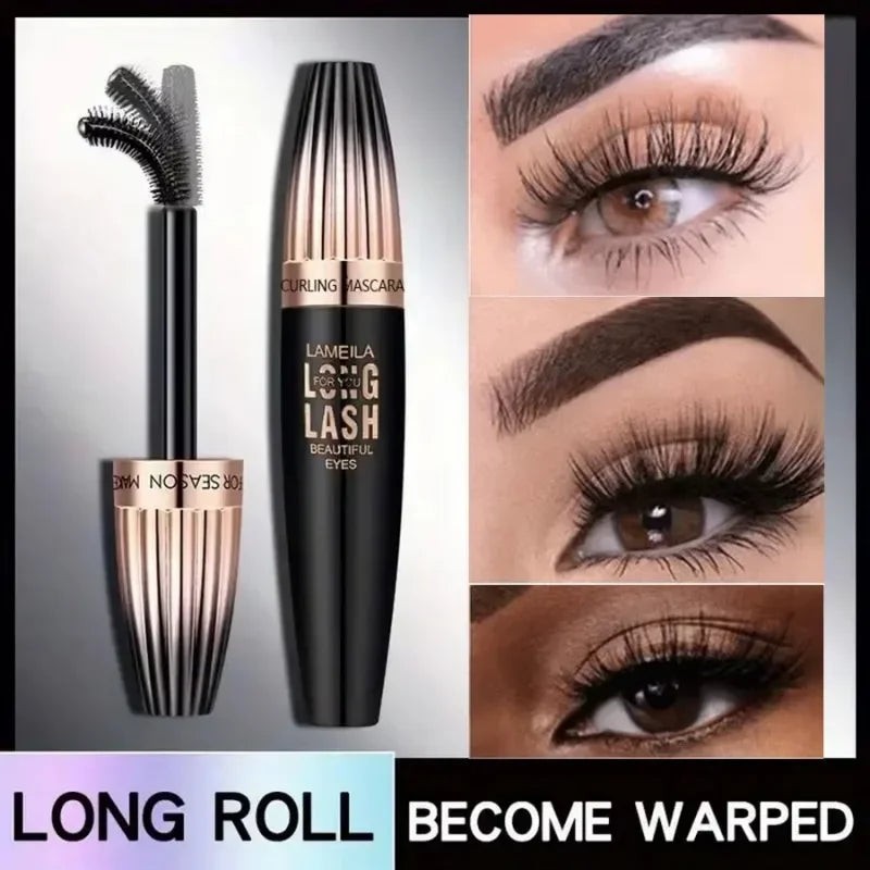 Waterproof 4D Mascara – Volumizing & Curling